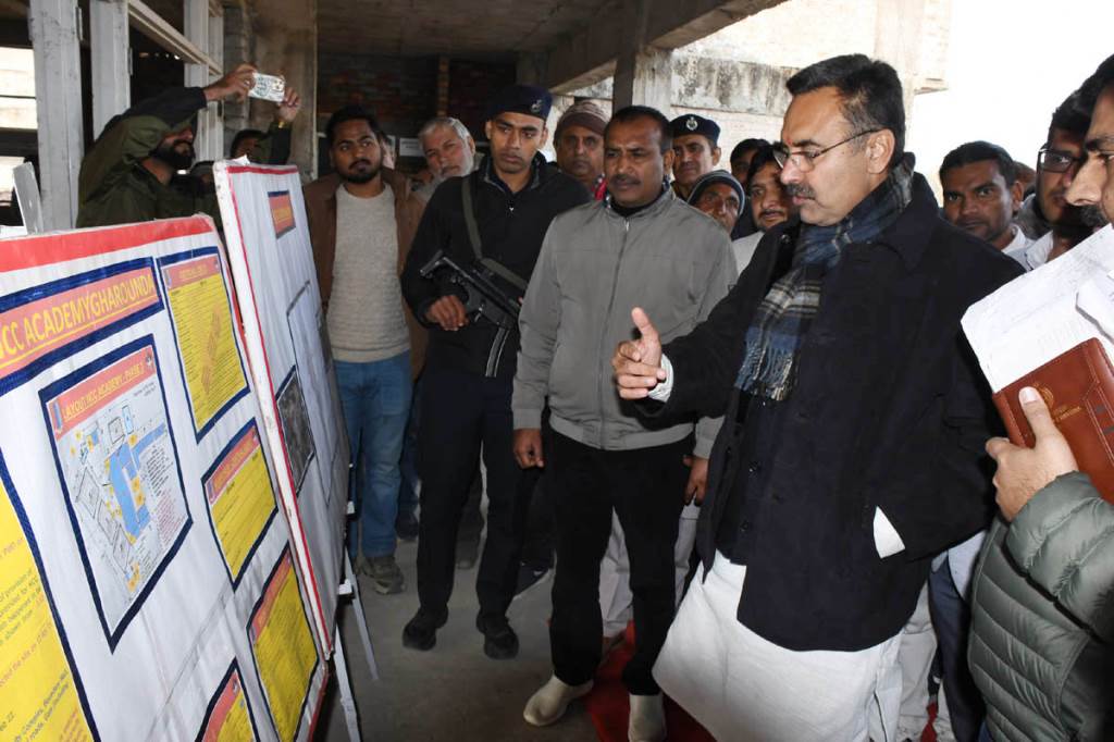 कल्याण ने किया निर्माणाधीन एनसीसी अकादमी का दौरा प्रगति का लिया जायजा इसे बताया अहम प्रोजेक्ट